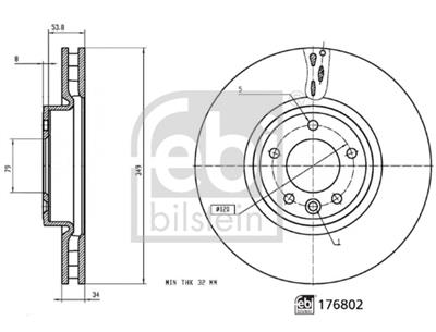 FEBI BILSTEIN 176802 EAN: 4054224768020.