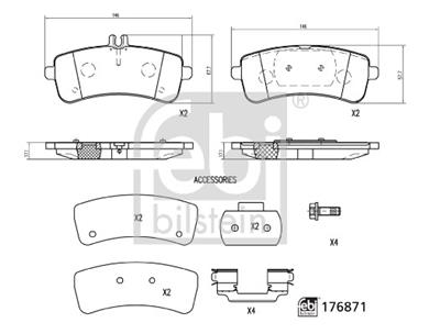 FEBI BILSTEIN 176871 Číslo výrobce: D1907-9136. EAN: 4054224768716.