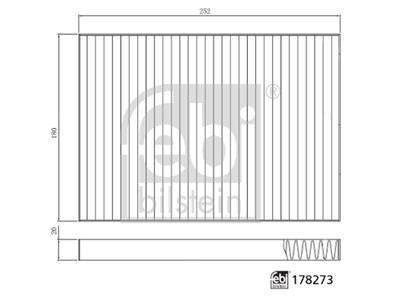 FEBI BILSTEIN 178273 EAN: 4054224782736.