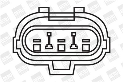 BERU ZS267 Číslo výrobce: 0 040 100 267. EAN: 4014427070641.