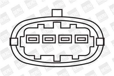 BERU ZS304 Číslo výrobce: 0 040 100 304. EAN: 4014427076216.