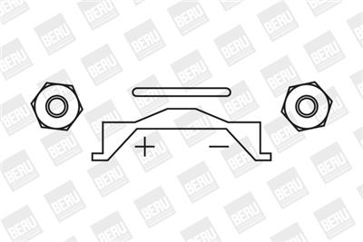 BERU ZS356 Číslo výrobce: 0 040 100 356. EAN: 4014427114543.