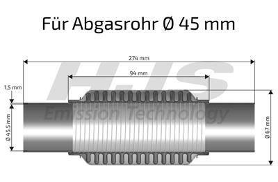 HJS 83 00 8534 EAN: 4012588308191.