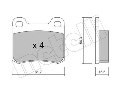 METELLI 22-0092-1 Číslo výrobce: 20687. EAN: 8032747614693.