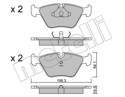 METELLI 22-0122-0 Číslo výrobce: 20968. EAN: 8032747615560.