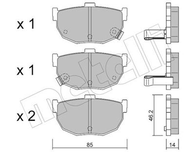 METELLI 22-0362-0 Číslo výrobce: 21553. EAN: 8032747620489.