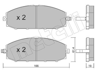 METELLI 22-0407-0 Číslo výrobce: 23611. EAN: 8032747621073.