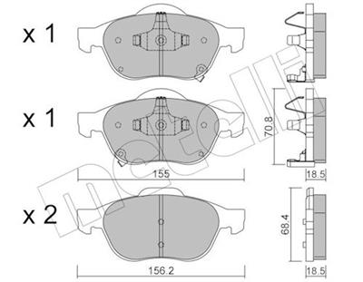 METELLI 22-0448-0 Číslo výrobce: 23996. EAN: 8032747621592.