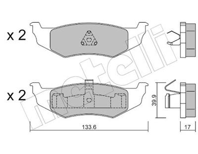 METELLI 22-0522-0 Číslo výrobce: 23561. EAN: 8032747622469.