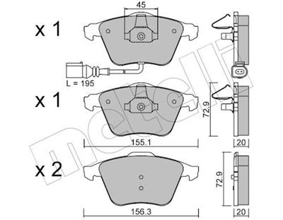 METELLI 22-0549-4 Číslo výrobce: 23801. EAN: 8032747622889.