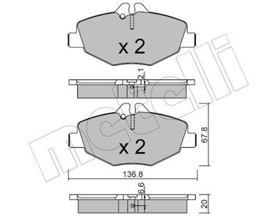 METELLI 22-0562-0 Číslo výrobce: 23743. EAN: 8032747623282.