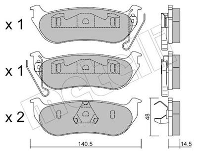 METELLI 22-0627-0 Číslo výrobce: 24355. EAN: 8032747624234.
