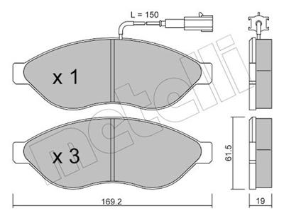 METELLI 22-0708-0 Číslo výrobce: 24468. EAN: 8032747625545.