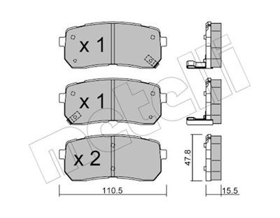 METELLI 22-0786-0 Číslo výrobce: 24599. EAN: 8032747626504.