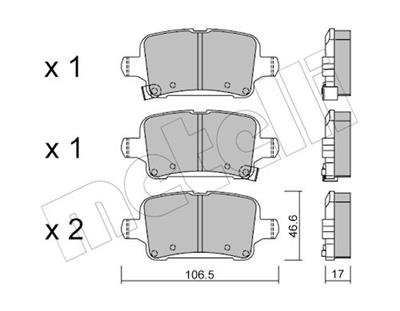 METELLI 22-1116-0 Číslo výrobce: 22129. EAN: 8032747250112.