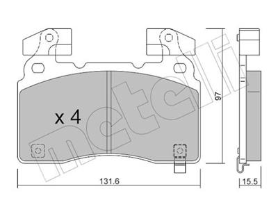 METELLI 22-1179-0 Číslo výrobce: 25915. EAN: 8032747347010.