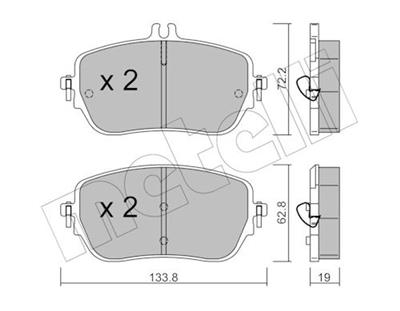 METELLI 22-1193-0 Číslo výrobce: 22940. EAN: 8032747342336.