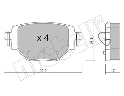 METELLI 22-1246-0 Číslo výrobce: 26195. EAN: 8032747344279.