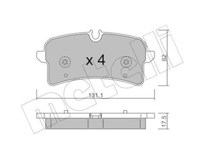 METELLI 22-1261-0 Číslo výrobce: 24643. EAN: 8032747121337.