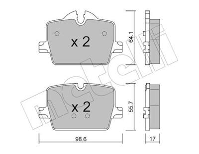 METELLI 22-1265-0 Číslo výrobce: 21433. EAN: 8032747344552.