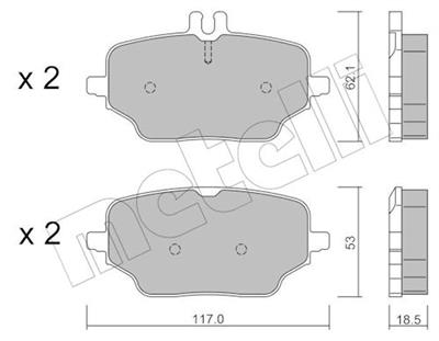 METELLI 22-1273-0 Číslo výrobce: 26215. EAN: 8032747344675.
