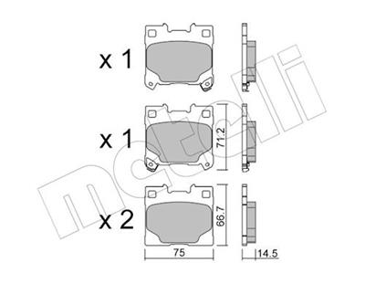 METELLI 22-1289-0 Číslo výrobce: 26423. EAN: 8032747124796.