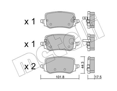 METELLI 22-1301-0 Číslo výrobce: 26487. EAN: 8032747125885.