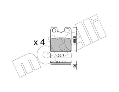 METELLI 22-1326-0 Číslo výrobce: 22064. EAN: 8032747126882.