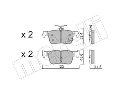 METELLI 22-1332-0 Číslo výrobce: 22231. EAN: 8032747127087.