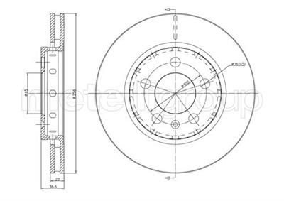 METELLI 23-0695C EAN: 8032747026465.