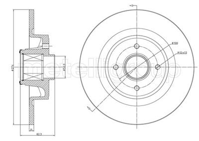 METELLI 23-1457 EAN: 8032747168837.