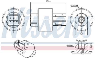 NISSENS 301019 EAN: 5707286535893.