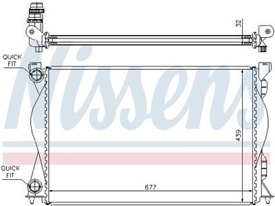 NISSENS 60235A Číslo výrobce: 376749431. EAN: 5707286191082.