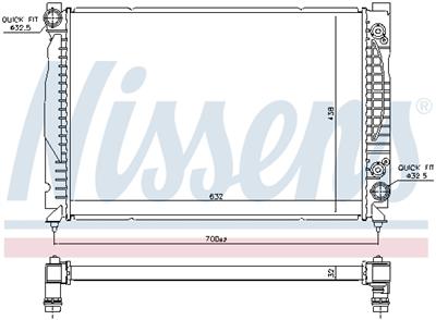 NISSENS 60316 Číslo výrobce: 376733534. EAN: 5707286191334.