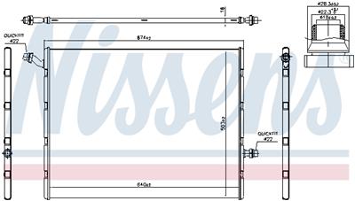 NISSENS 606497 Číslo výrobce: 376908041. EAN: 5707286451681.