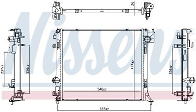 NISSENS 607087 EAN: 5707286540583.