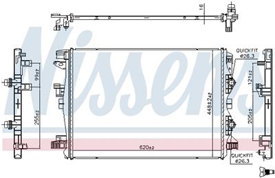 NISSENS 607140 EAN: 5707286541542.