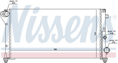 NISSENS 617846 Číslo výrobce: 376767751. EAN: 5707286198197.