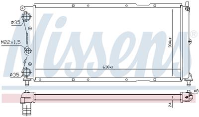 NISSENS 618121 Číslo výrobce: 376717311. EAN: 5707286198487.