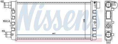 NISSENS 61814 Číslo výrobce: 376718311. EAN: 5707286198494.