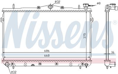 NISSENS 62298 Číslo výrobce: 376762081. EAN: 5707286201514.