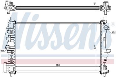 NISSENS 630712 Číslo výrobce: 376754301. EAN: 5707286349803.