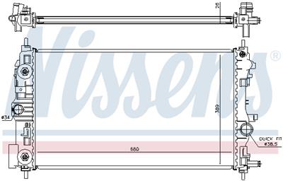 NISSENS 630723 Číslo výrobce: 16486891. EAN: 5707286349964.