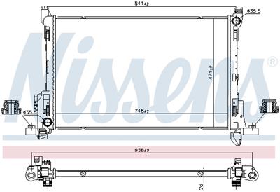 NISSENS 630792 Číslo výrobce: 376701601. EAN: 5707286399303.
