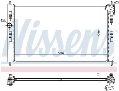 NISSENS 636033 EAN: 5707286399525.