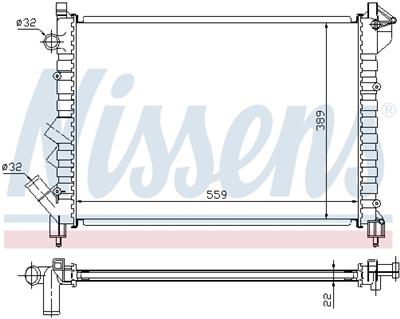 NISSENS 63832 Číslo výrobce: 376719761. EAN: 5707286213975.