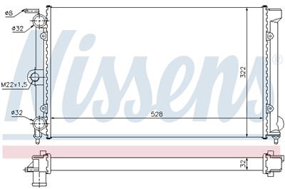 NISSENS 651111 Číslo výrobce: 376901131. EAN: 5707286221307.