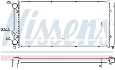 NISSENS 65236 Číslo výrobce: 376715064. EAN: 5707286221963.