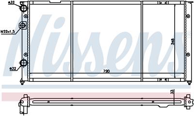 NISSENS 652491 Číslo výrobce: 376714734. EAN: 5707286222229.