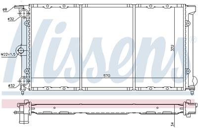 NISSENS 652611 Číslo výrobce: 376722631. EAN: 5707286222342.